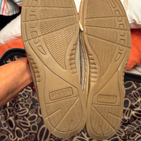 Sperry Women's Tan and Cream Loafers - Picture 3 of 3